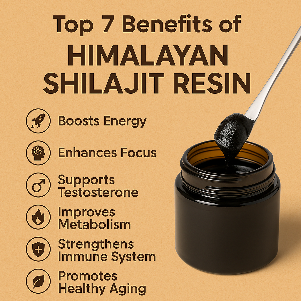 Top 7 Benefits of Himalayan Shilajit Resin for Energy, Stamina & Mental Clarity