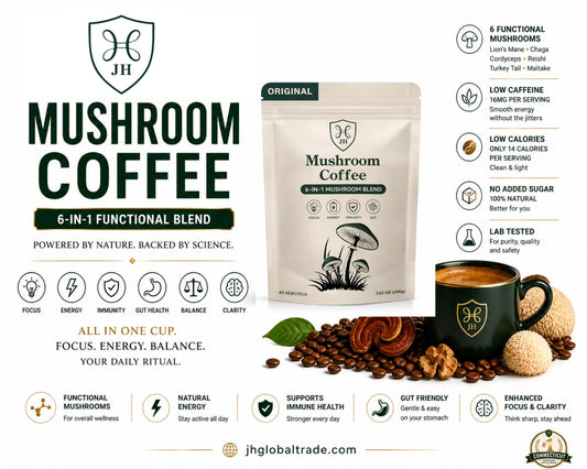 Best Mushroom Coffee in the USA? Why JH Mushroom Coffee Is Becoming America’s Favorite Functional Coffee in 2026