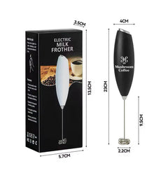 JH Mushroom Coffee Electric Milk Frother – Handheld Foam Maker for Coffee, Matcha & Lattes (10,000–13,000 RPM)