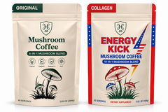 JH Mushroom Coffee Original and Energy Kick Bethlehem Fair mix and match bundle